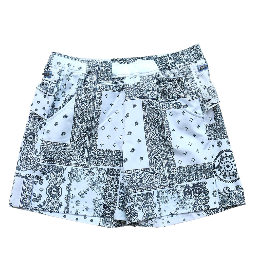 BANDANA MIDDLE SHORTS White