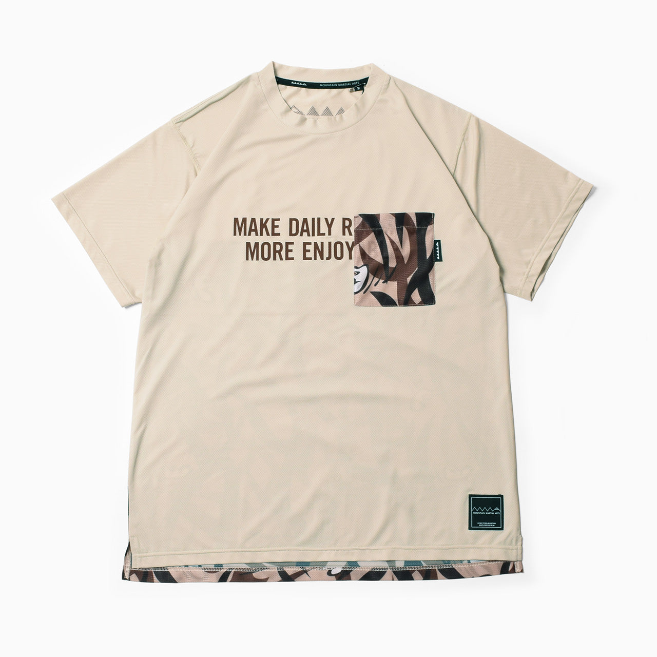 MMA(MOUNTAIN Tee Pocket Camo Okada MMA★Takumi MARTIAL White Tee Pocket Camo Okada Takumi ATRTS) ウォーキング・ランニングウェア