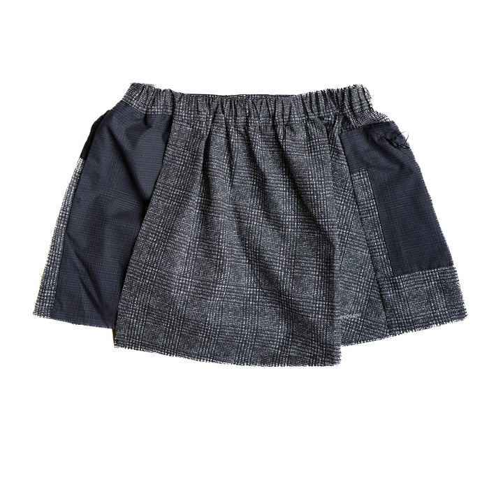 NOSTALGIC DOCKING RUN SKIRT GLEN GLAY