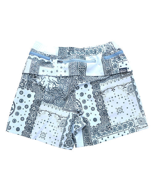 BANDANA MIDDLE SHORTS　White