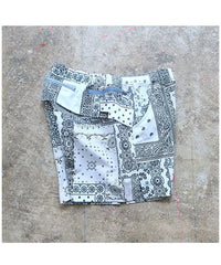 BANDANA MIDDLE SHORTS White