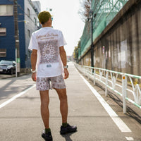 PB-BANDANA MIDDLE SHORTS / WHITE