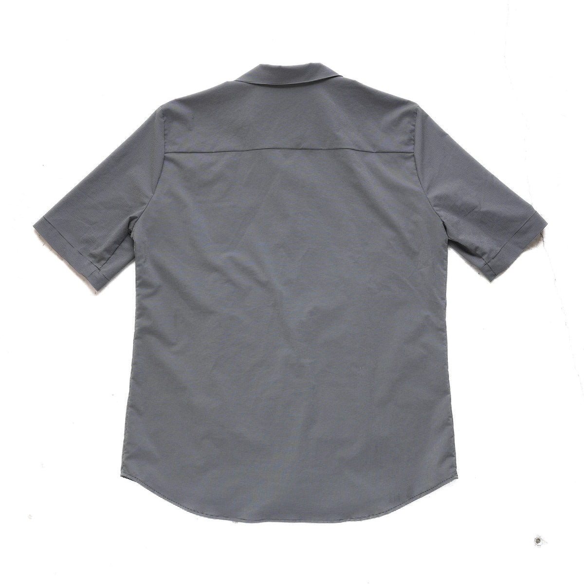 MICRO CHECK LIGHT SHIRTS white×black