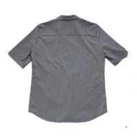 MICRO CHECK LIGHT SHIRTS white×black