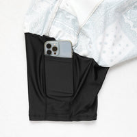 HOUNDSSTOOTH SKIRT(WITH INNER)WHITE×BLACK
