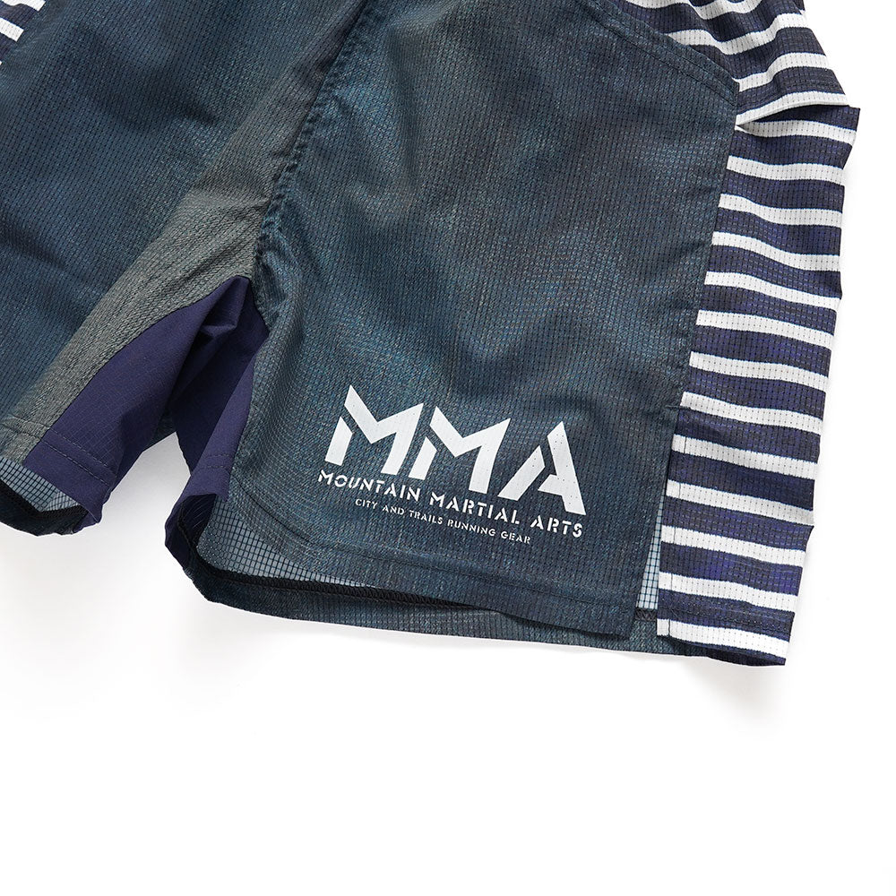 MMA Side Graphic 5pocket Run Pants Denim_Border