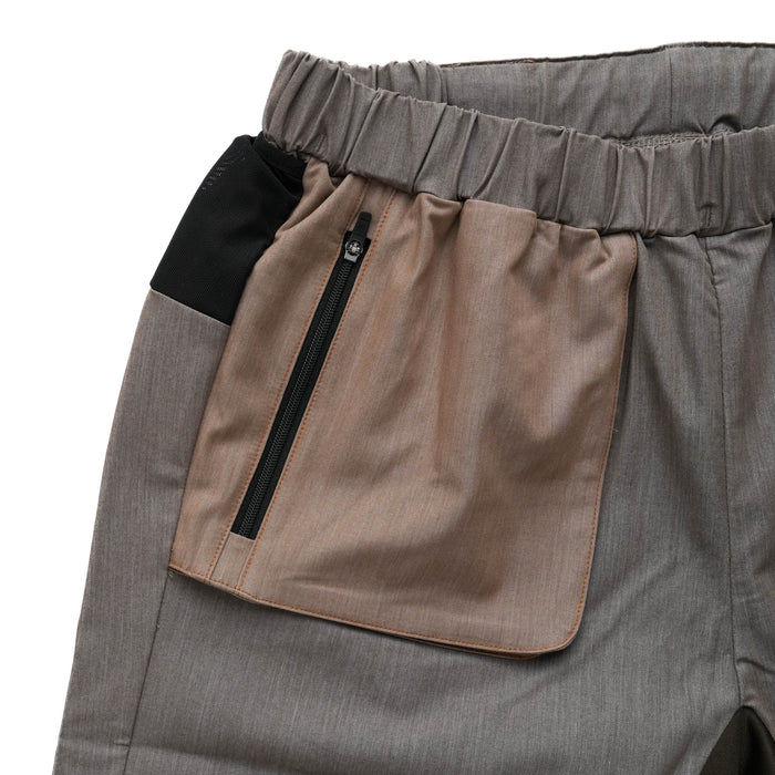 DENIM DOCKING NEO SHORTS BROWN