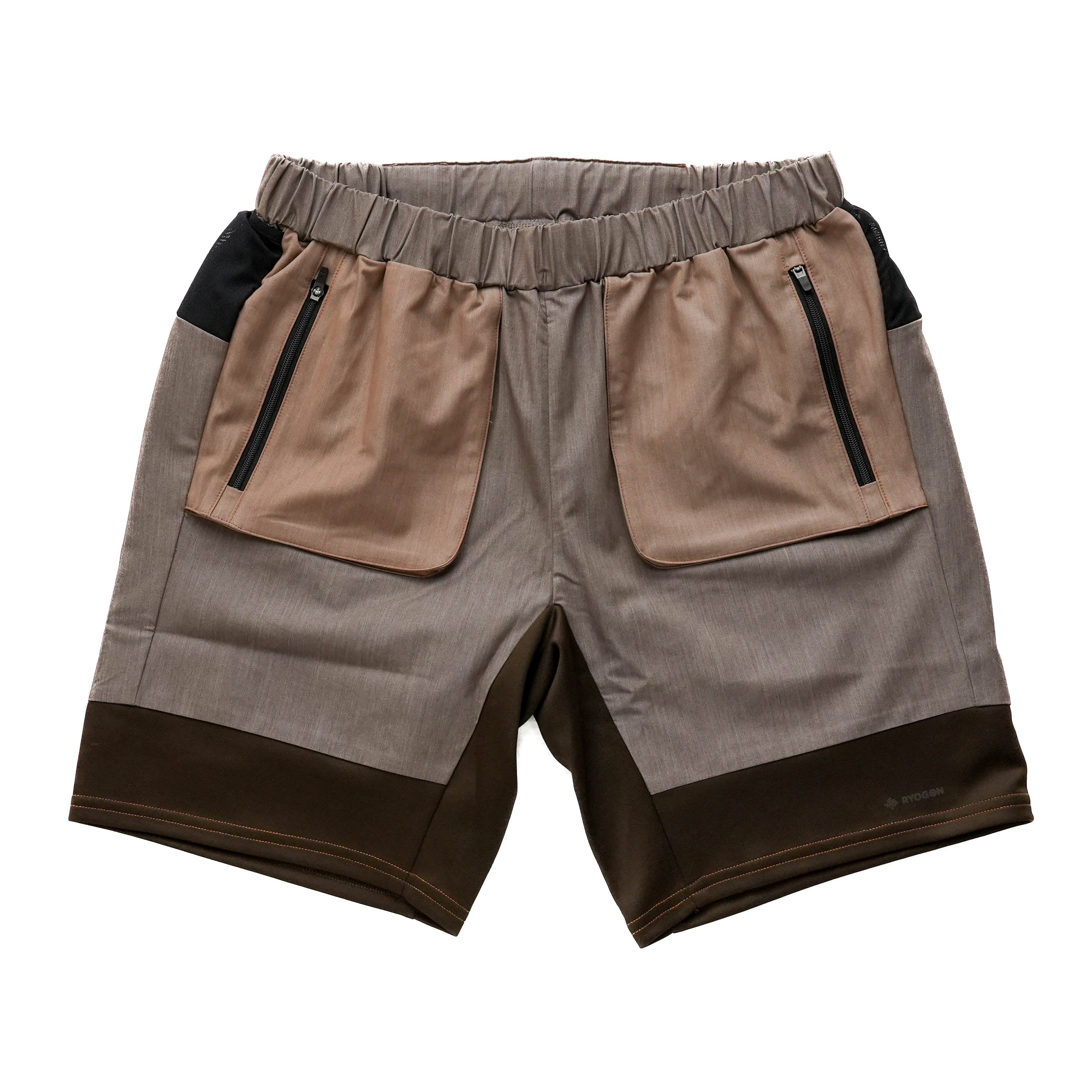 DENIM DOCKING NEO SHORTS BROWN – CONNECTED