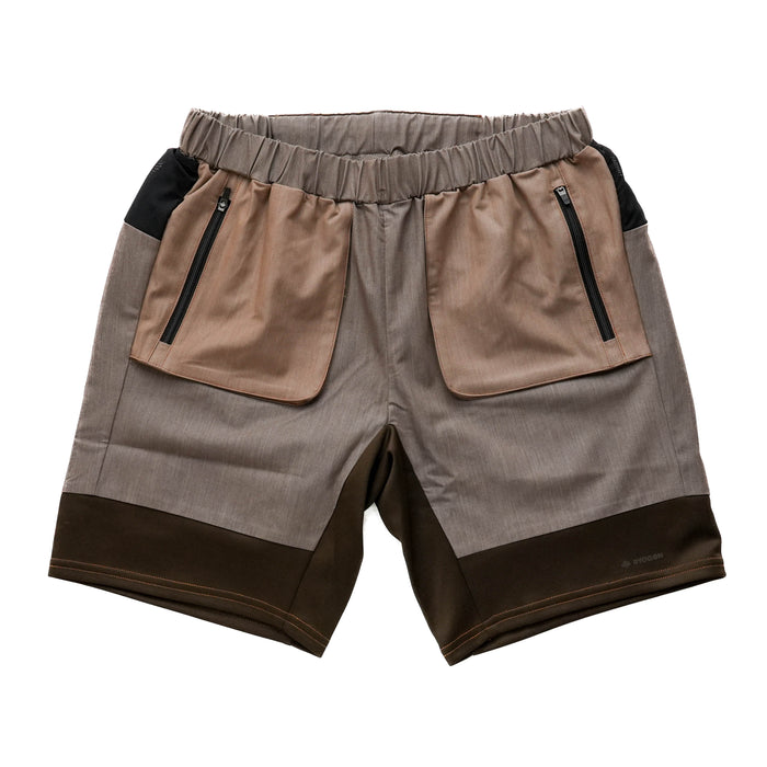 DENIM DOCKING NEO SHORTS BROWN