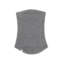 Grid Merino Long Neck Gaiter Heather Gray