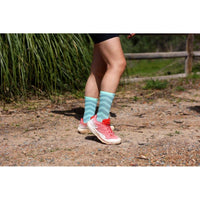Womens Ultra Run Crew Glacier