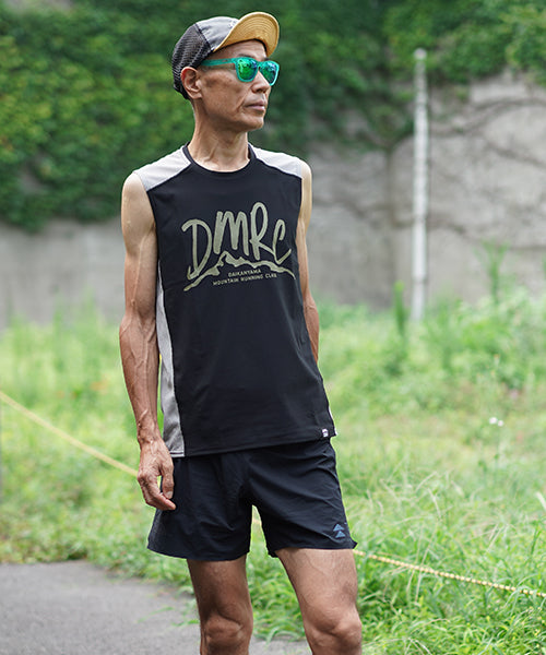 DMRC MESH SLEEVELESS BK/KHAKI