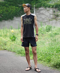 DMRC MESH SLEEVELESS BK/KHAKI