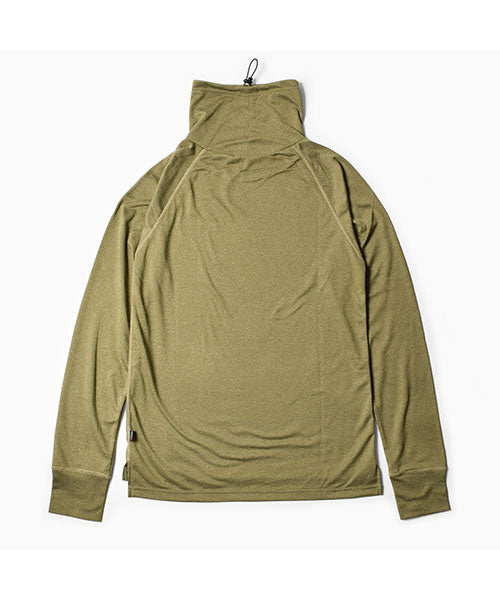 MMA POLARTEC®PowerWoolL/S Warm Neck Tee Fill Green