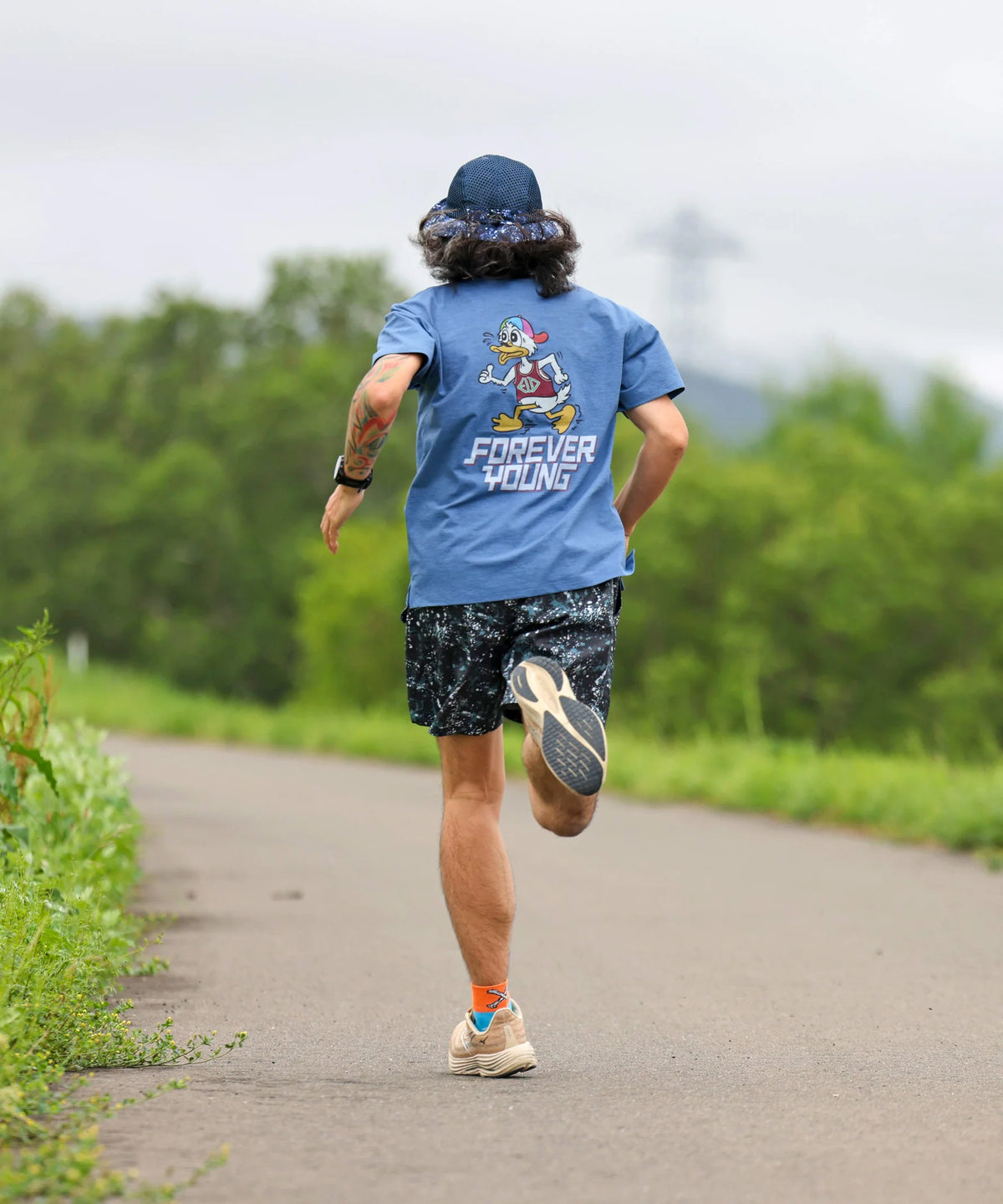 Forever Young Tee(Navy)