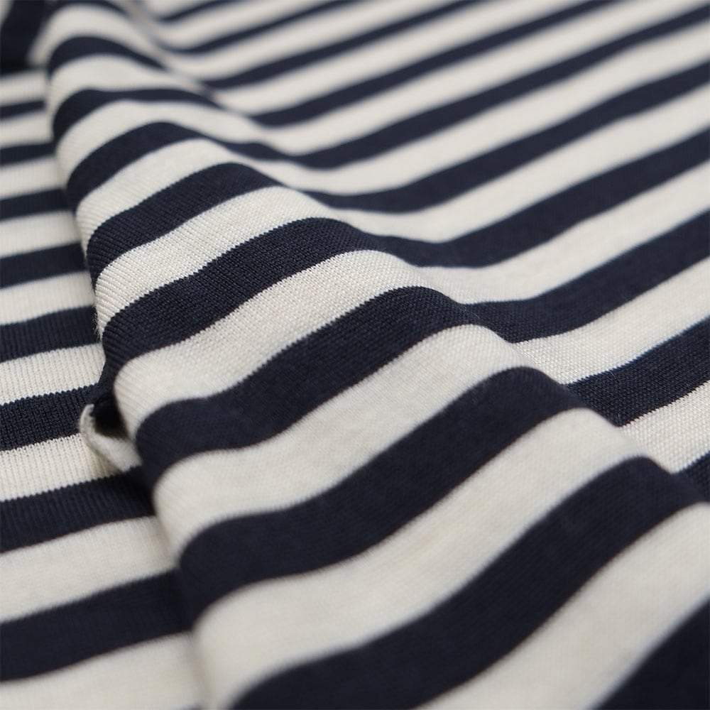 MERINO BORDER LONG T-SHIRT