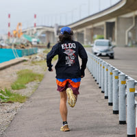 Splashes Long Tee(Black)