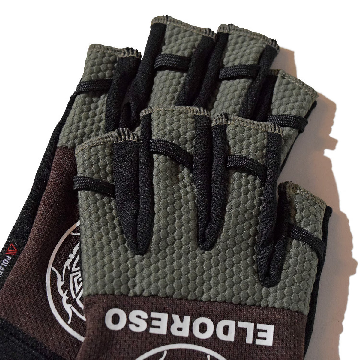 Half-Cut Gloves(Brown)