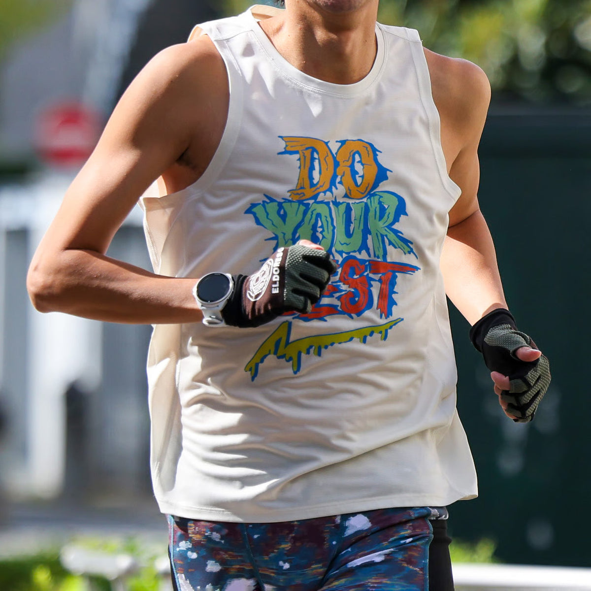 Half-Cut Gloves(Brown)