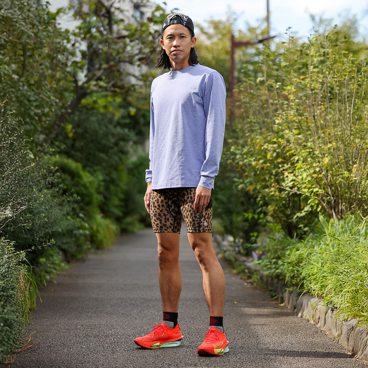 Splashes Long Tee(Lavender)