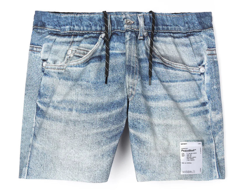 PeaceShell™ 5" Unlined Shorts Digital Denim