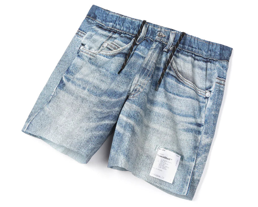 PeaceShell™ 5" Unlined Shorts Digital Denim
