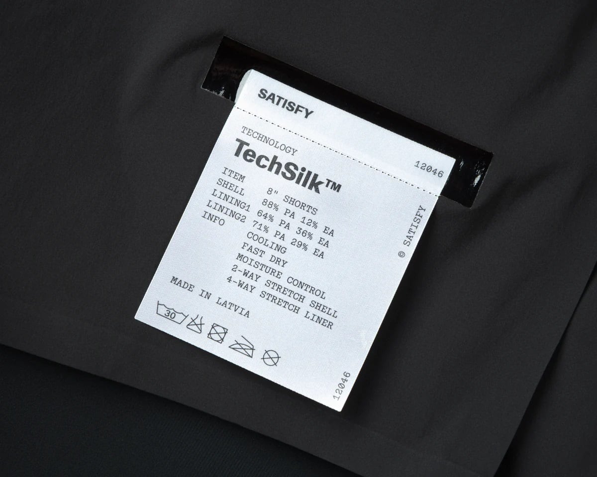 TechSilk™ 8" Shorts　Black