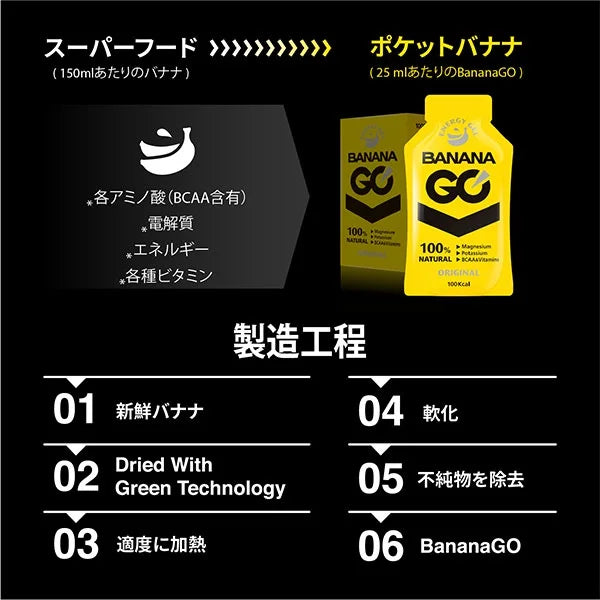 BananaGO バナナゴー ポケットバナナ・カフェイン入