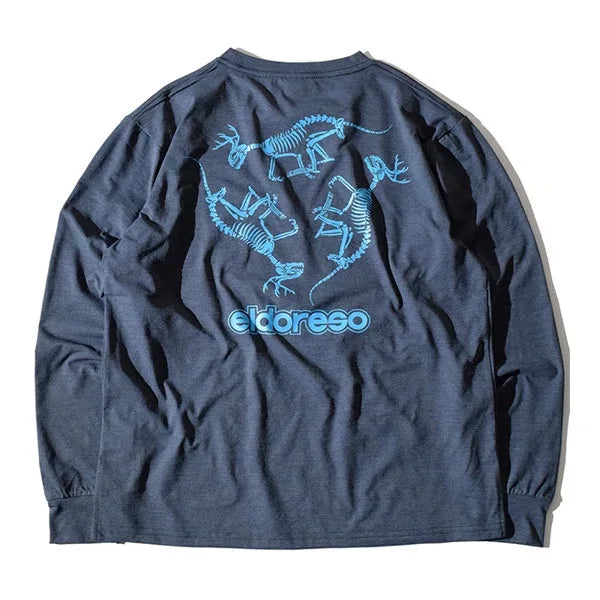 Bone Deinosaur Long T(Charcoal)