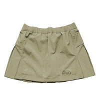 PLEATS SKIRT (WITH INNER) / OLIVE