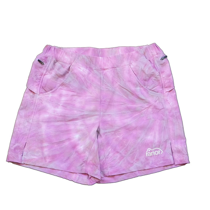 TIE DYEING MIDDLE SHORTS PINK