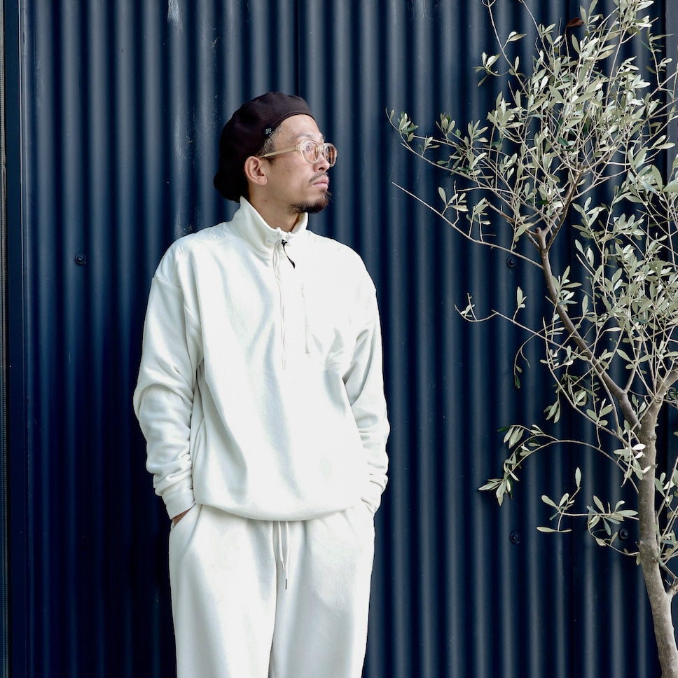 THERMO FLEECE PULLOVER WHITE