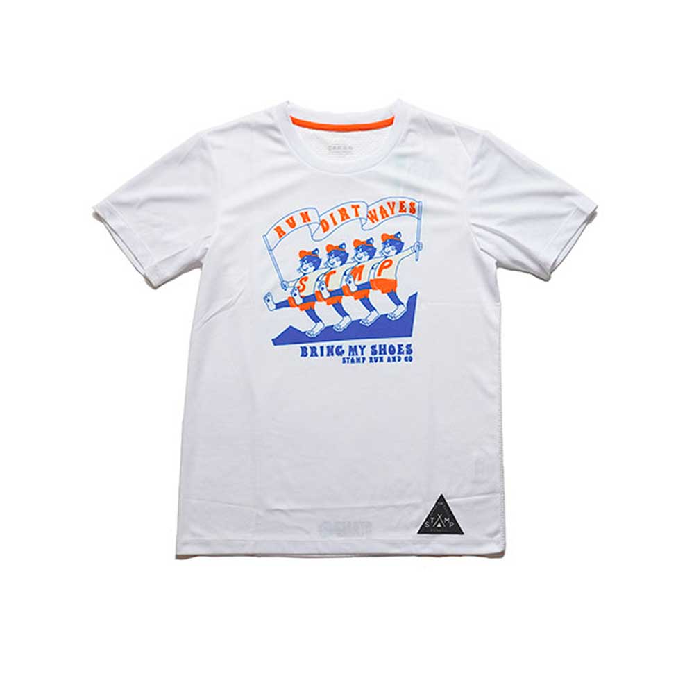 STAMP GRAPHIC RUN TEE (DIRT WAVES)