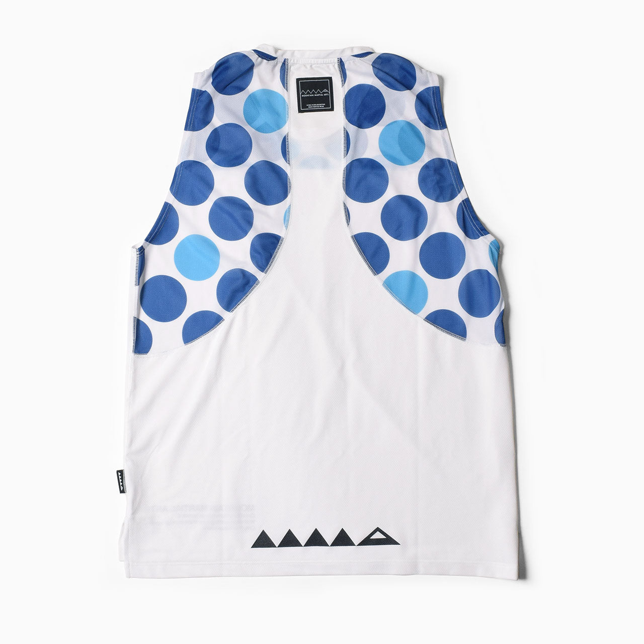 MMA Big Dot Racing Sleeve-less White – CONNECTED