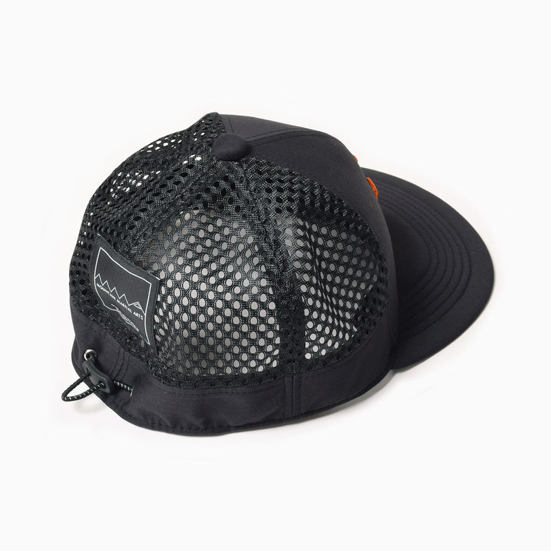 MMA 6panel Active Mesh Cap BLACK