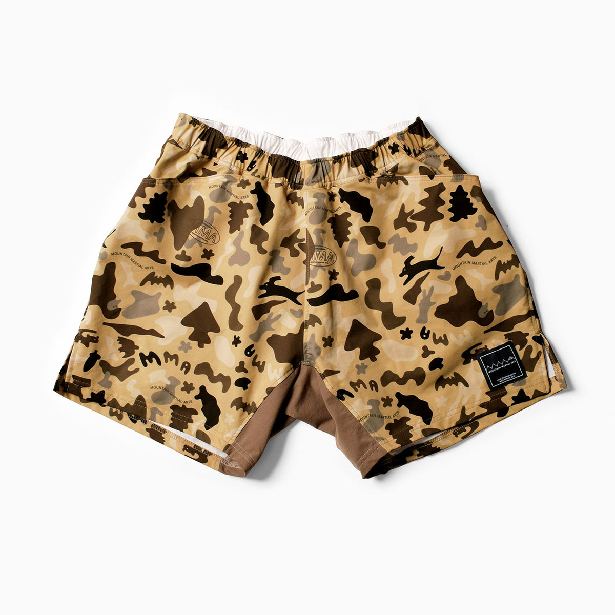 MMA_Jerry Ukai PONCHOMAN CAMO Hike&Run Shorts Beige Ponchoman Camo