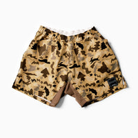 MMA_Jerry Ukai PONCHOMAN CAMO Hike&Run Shorts Beige Ponchoman Camo