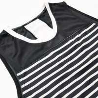 MMA Border Racing Sleeve-less Black_White