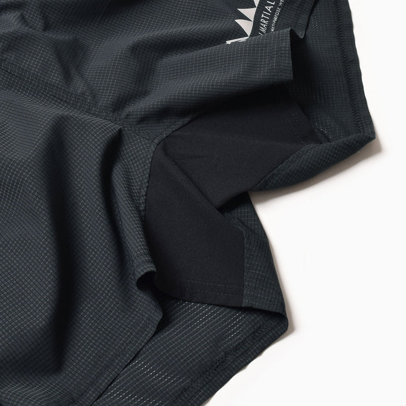 MMA Racing Run Shorts V2.5 Solid Black