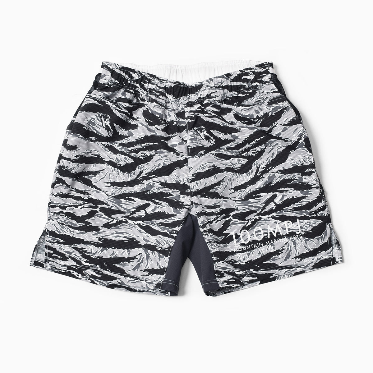 MMA 100MPJ Racing Trail Run Shorts - TigerCamo Grayish