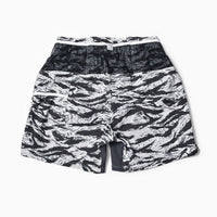 MMA 100MPJ Racing Trail Run Shorts - TigerCamo Grayish