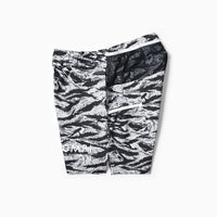 MMA 100MPJ Racing Trail Run Shorts - TigerCamo Grayish