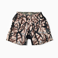 MMA_Takumi Okada Camo 7-pockets Shorts / Beige Camo