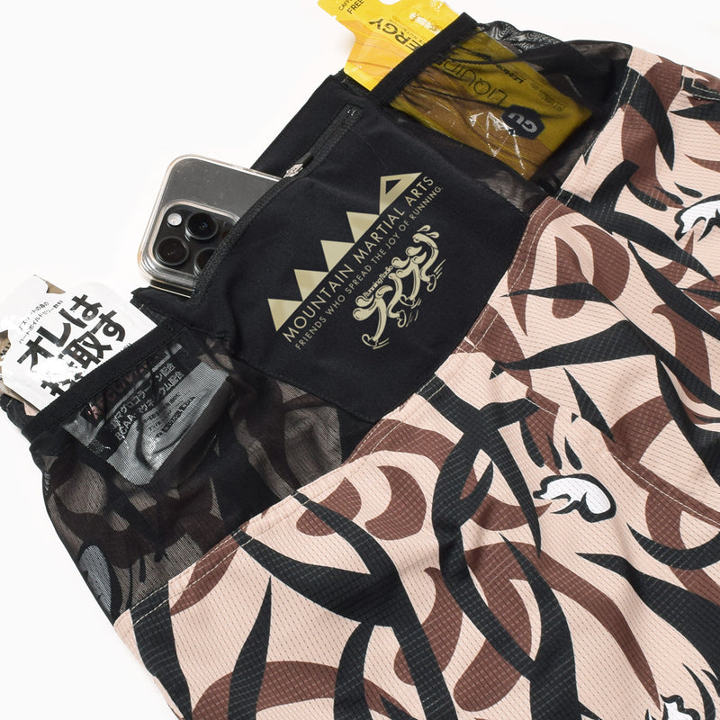 MMA_Takumi Okada Camo 7-pockets Shorts / Beige Camo