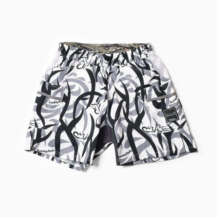 MMA_Takumi Okada Camo 7-pockets Shorts / Gray Camo