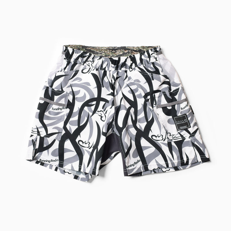 MMA_Takumi Okada Camo 7-pockets Shorts / Gray Camo