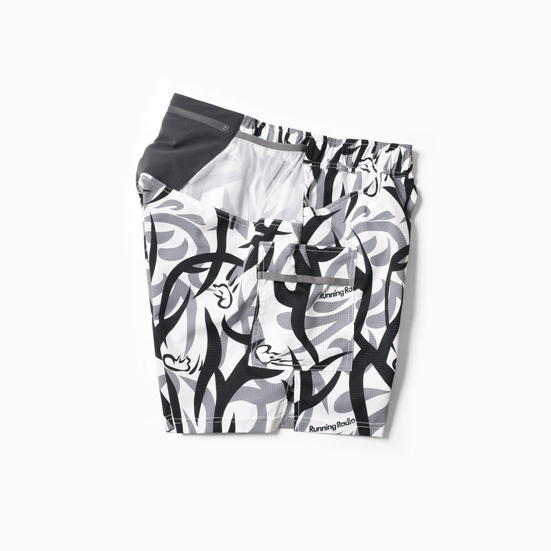 MMA_Takumi Okada Camo 7-pockets Shorts / Gray Camo