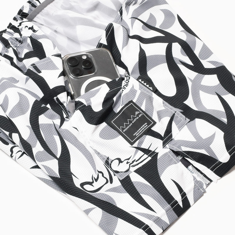 MMA_Takumi Okada Camo 7-pockets Shorts / Gray Camo