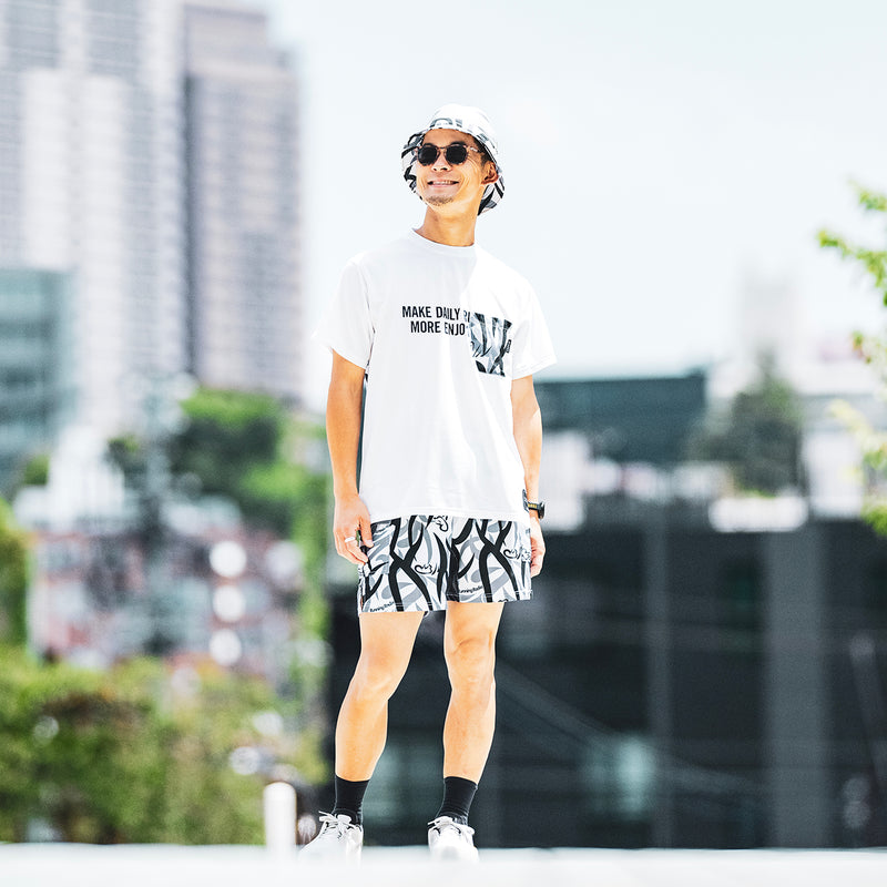 MMA_Takumi Okada Camo 7-pockets Shorts / Gray Camo