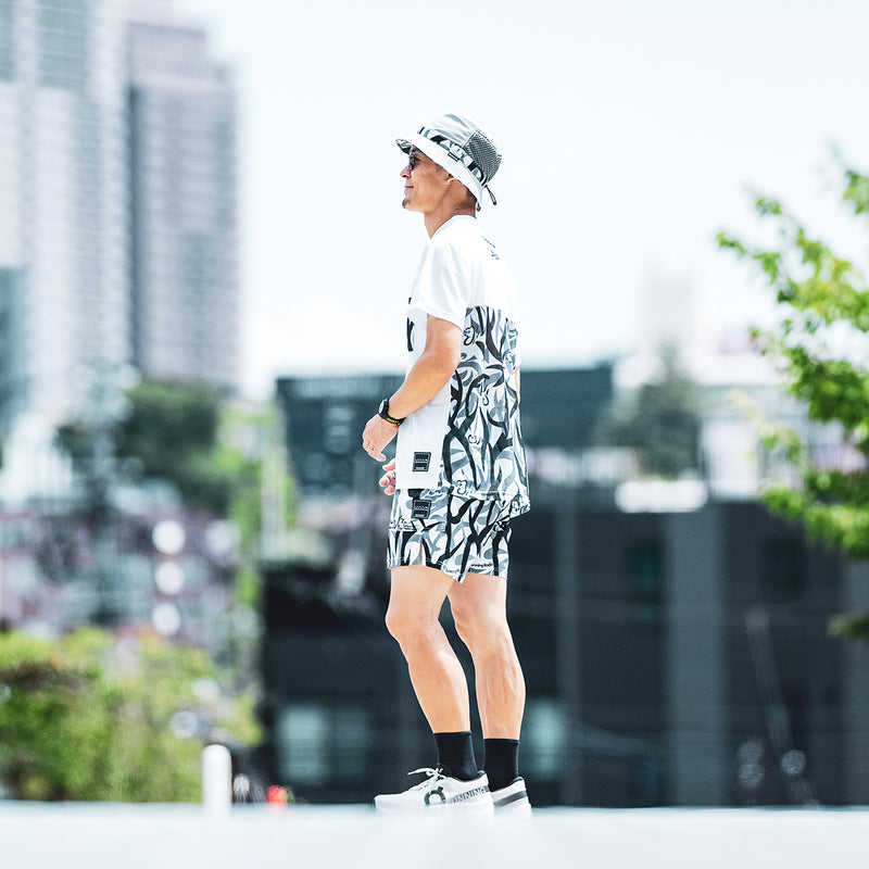MMA_Takumi Okada Camo 7-pockets Shorts / Gray Camo